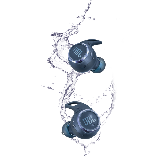 JBL Reflect Aero TWS - Blue - True wireless Noise Cancelling active earbuds - Detailshot 1